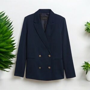 NWT Banana Republic Textured Linen Blend Blazer Size 8